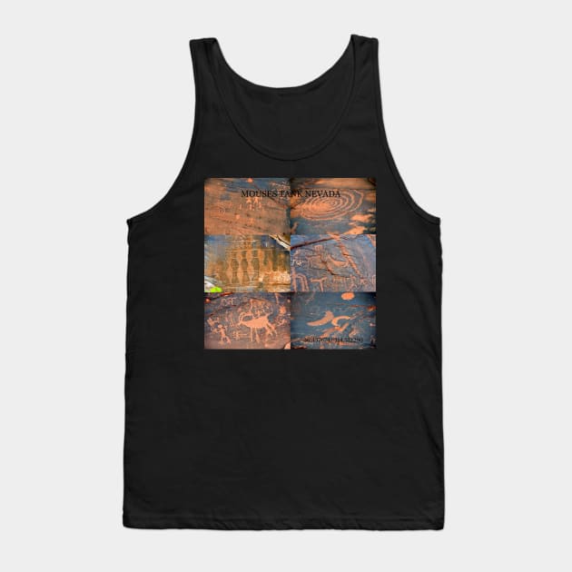 Mouses Tank Rock Art site and location Tank Top by dltphoto